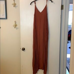 Love stitch Maxi Slip Dress